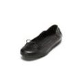 Ballerina MARC O'POLO "aus edlem Ziegenleder" Gr. 36, schwarz, Damen, Obermaterial: 100% Leder (Rind), unifarben, Schuhe