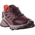 Laufschuh SALOMON "SUPERCROSS 4 GORE-TEX" Gr. 42, lila (tawny port) Schuhe wasserdicht