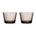 Iittala - Tundra Trinkglas 16 cl, leinen (2er-Set)