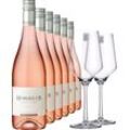 2023 Horgelus Rosé im 6er-Vorratspaket inkl. 2er-Set Zwiesel Glas »PURE«