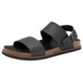 Outdoorsandale TIMBERLAND "Amalfi Vibes 2Band Sandal", Gr. 40, schwarz, Leder, sportlich, Schuhe