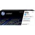 HP 212X - Hohe Ergiebigkeit - Cyan - original - LaserJet - Tonerpatrone (W2121X)