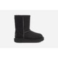 UGG® Classic Short II Boot für Kinder | UGG® EU in Black, Größe 30, Veloursleder