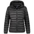 Steppjacke LPO "GILMOUR MELVILLE VI Women", Damen, Gr. 40 (M), schwarz, 100% Polyester, sportlich, figurbetont, Jacken, auch in Großen Größen erhältlich