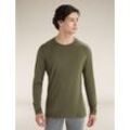 Icebreaker Merino 200 Oasis Thermo-Langarmshirt mit Rundhalsausschnitt - Mann - Loden - Größe M