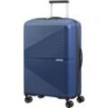 Hartschalen-Trolley AMERICAN TOURISTER "AIRCONIC 67" Gr. B/H/T: 44,5 cm x 67 cm x 26 cm 67 l, blau (midnight navy) Koffer mittel groß Reisegepäck Reisekoffer TSA-Zahlenschloss