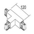 Ivela T-Verbinder Erde links, schwarz