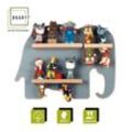 BOARTI Holz Elefant Kinder Regal Toniebox Figuren Wandregal Tonies