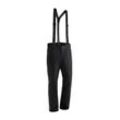 Skihose MAIER SPORTS "Corban T" Gr. 46, Normalgrößen, schwarz Herren Hosen Schneehose mit Hosenträgern, windwasserdicht, Regular Fit