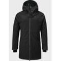 Parka SCHÖFFEL "Urban Ins Parka Style Crivat WMS", Damen, Gr. 36, schwarz (9990, schwarz), Oberstoff : 100% Polyester (Membran: Polyurethan) Futter : 100% Polyester Wattierung : 100% Polyester, modisch, regular fit, hoch geschlossener Ausschnitt, Langarm, Jacken