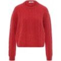 Rundhals-Pullover Peter Hahn rot