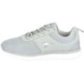 Sneaker KANGAROOS Gr. 36, grau (hellgrau), Damen, Synthetik, Textil, Schuhe