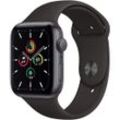 Apple Watch Series SE 1 (2020) GPS 40 mm - Aluminium Space Grau - Sportarmband Schwarz