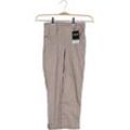 Zone Bleue Damen Stoffhose, beige, Gr. 0