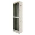 Simonrack Anbau-Spind SIMONLOCKER DIY grau 8435104936245, 2 Schließfächer 30,0 x 50,0 x 180,0 cm