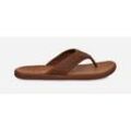 UGG® Seaside Flip-Flops aus Leder für Herren | UGG® EU in Brown, Größe 39.5