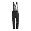 Skihose MAIER SPORTS "Anton 2" Gr. 64, Normalgrößen, schwarz Herren Hosen Schneehose mit Hosenträgern, windwasserdicht, Regular Fit