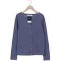 Oui Damen Strickjacke, blau, Gr. 36