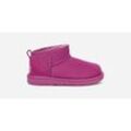 UGG® Classic Ultra Mini Boot für Kinder | UGG® EU in Mangosteen, Größe 35, Veloursleder