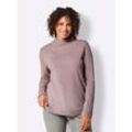 Strickpullover CREATION L PREMIUM "Kaschmir-Woll-Pullover" Gr. 42, lila (mauve) Damen Pullover