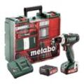 Metabo - Akku-Bohrschrauber PowerMaxx bs 12 Set - Mobile Werkstatt