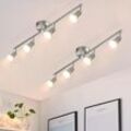 Gbly - led Deckenstrahler 4 Flammig Wohnzimmer - Deckenleuchte Modern Deckenlampe GU10 Deckenspot Schwenkbar 330°Drehbar Spot Strahler Lampe