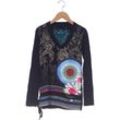 Desigual Damen Langarmshirt, marineblau, Gr. 36