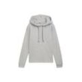 TOM TAILOR DENIM Damen Loose Fit Hoodie, grau, Uni, Gr. XL