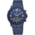 Funkchronograph ETT "Arctica, EGS-11566-31M" Armbanduhren blau Herren Armbanduhr, Herrenuhr, Stoppfunktion, Datum, Solar