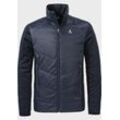 Fleecejacke SCHÖFFEL "Hiking Hybrid Jk Style Cascata MNS" Gr. 48, blau (8820, blau) Herren Jacken