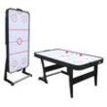 Icing XL faltbarer Airhockey Tisch Schwarz