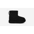 UGG® Classic Mini II Boot für Kinder in Black, Größe 27.5, Veloursleder