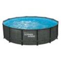 Summer Waves Active-Frame-Pool - Grau