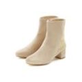 LASCANA Stiefelette beige Gr. 35 für Damen. Mit Stickerei