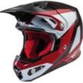 Fly Racing Formula CRB Prime, Motocrosshelm Schwarz/Weiß/Rot S male