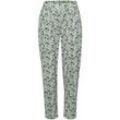 Lange Bundfalten-Hose Karla Green Cotton weiss