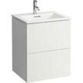 LAUFEN Kartell Waschtisch-Set 8603336411041 mit Waschtischunterbau, 60x50x72,6cm, kieselgrau