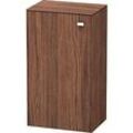 Duravit Brioso Halbhochschrank Individual 61-91cm BR1340L1021, Nussbaum Dunkel/Chrom, Tür links