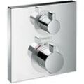 Hansgrohe Ecostat Square Brausethermostat 15712000 chrom, Unterputzthermostat, für 1 Verbraucher