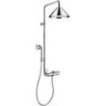 hansgrohe Axor Showerpipe 26020000 designed by Front, mit Thermostat, 2jet Kopfbrause, chrom