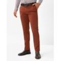 BRAX Herren Flatfronthose Style EVEREST, Rostbraun, Gr. 24