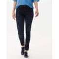 Brax Damen Röhrenjeans Style ANA USED DARK BLUE, dunkelblau, Gr. 34