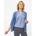 BRAX Damen Strickjacke Style ANIQUE, Blau, Gr. 34