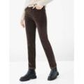 BRAX Damen Hose Style MARY, Dunkelbraun, Gr. 38