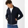 BRAX Herren Sweatjacke Style SCOTT, Dunkelblau, Gr. S