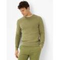 BRAX Herren Strickpullover Style ROY, Salbeigrün, Gr. L