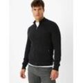 BRAX Herren Strickjacke Style JOHN, Dunkelgrau, Gr. L