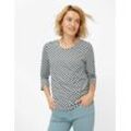 Brax Damen Shirt Style CARINA, Blau, Gr. 38