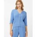 BRAX Damen Strickjacke Style ALICE, Blau, Gr. 36