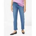 BRAX Damen Five-Pocket-Hose Style MADISON, Blau, Gr. 34